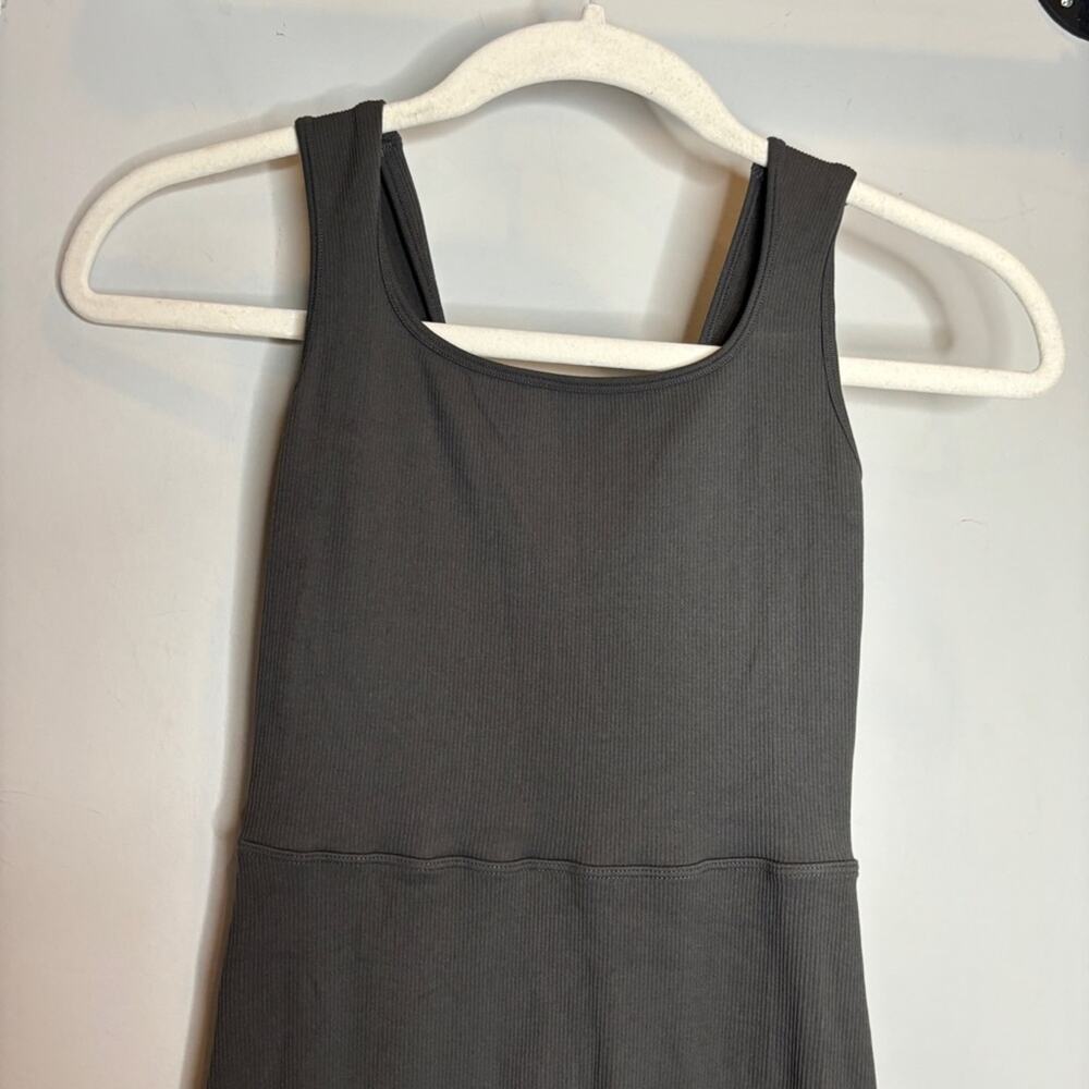 Set Active Ribbed Flare Leg Jumpsuit - Picture 2 of 9